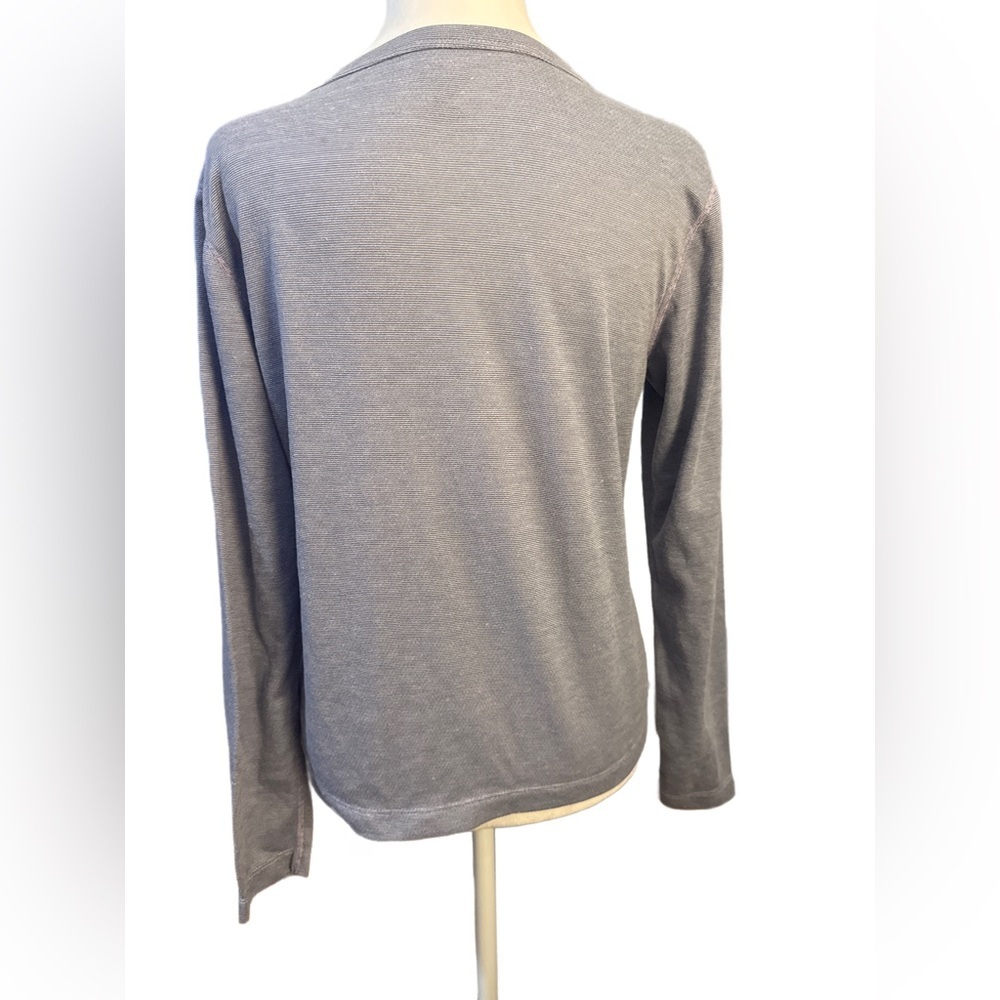 Patagonia Apilene Long Sleeve Shirt Medium Purple White - Picture 2 of 5
